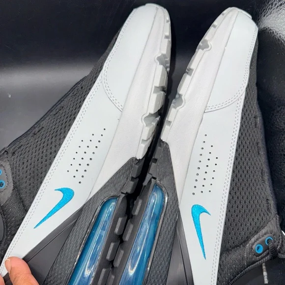 Size 10.5 - Nike Air Max Pulse Black Laser Blue, DR0453-002, Clean, No Box